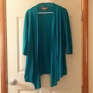 Open cardigan duster